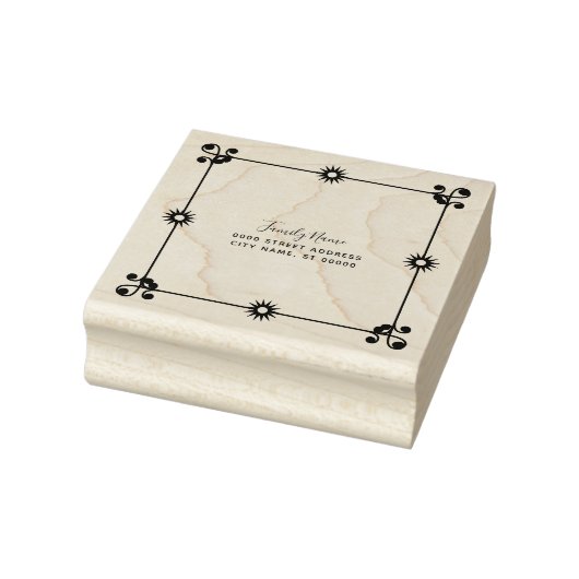 装飾フローラゴム印 ラバースタンプ (スタンプ)