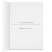 装飾フローラハートブラック&レッドサンキュー (内側 (右))