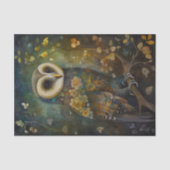 装飾フローラフクロウ 薄葉紙 (正面)