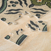 装飾フローラペルシアタイルデザイン ジグソーパズル (側面)