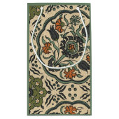 装飾フローラペルシアタイルデザイン スモールペーパーバッグ (裏面)