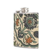 装飾フローラペルシアタイルデザイン フラスク (左)