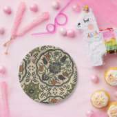 装飾フローラペルシアタイルデザイン ペーパープレート (パーティー)