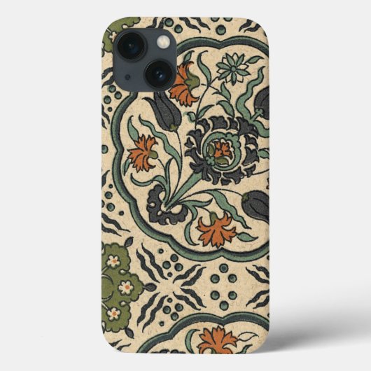 装飾フローラペルシアタイルデザイン Case-Mate iPhoneケース (裏面)