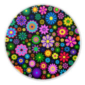 装飾フローラ引出しノブ – SRF セラミックノブ (正面)