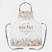 装飾フローラ最高の調理師MOM エプロン (正面)