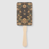 装飾フローラ結婚アールヌーボー ハンドファン (正面)