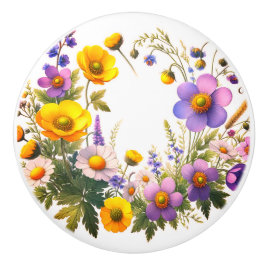 装飾フローラ製ノブ セラミックノブ