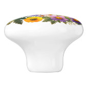 装飾フローラ製ノブ セラミックノブ (側面)