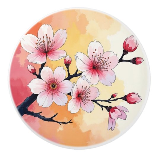 装飾フローラ製ノブ セラミックノブ (正面)