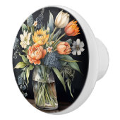 装飾フローラ製ノブ セラミックノブ (右)