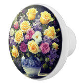 装飾フローラ製ノブ セラミックノブ (右)