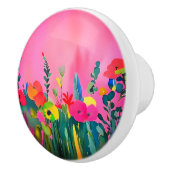 装飾フローラ製ノブ セラミックノブ (右)