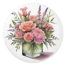 装飾フローラ製ノブ セラミックノブ