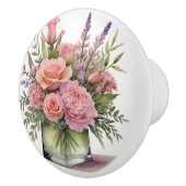 装飾フローラ製ノブ セラミックノブ (右)