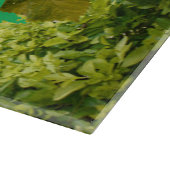 装飾フローラ赤ハイビスカス カッティングボード (角)