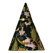 装飾フローラ：アクリルゴールデンパープル。 パーティーハット (右)