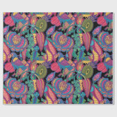 装飾フローラ ラッピングペーパー (フラット)