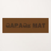 装飾ブルーデザインパターン ヨガマット (裏面(横))