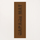 装飾ブルーデザインパターン ヨガマット (裏面)