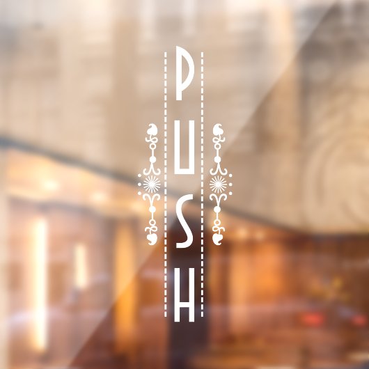 装飾プッシュドアサイン ウィンドウサイン (シート2)