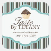 装飾ベーカリーシール スクエアシール (正面)