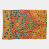 装飾ペルシャフローラプリント キッチンタオル (横)