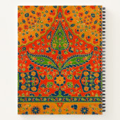 装飾ペルシャフローラプリント ノートブック (裏面)