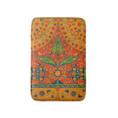 装飾ペルシャフローラプリント バスマット (正面縦)