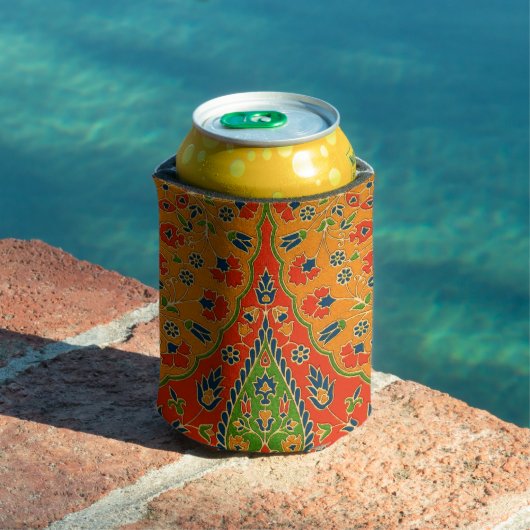 装飾ペルシャフローラプリント 缶クーラー (インサイチュ プール)