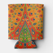 装飾ペルシャフローラプリント 缶クーラー (正面)