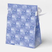 装飾ホリデースノーフレークの好意ボックス フェイバーボックス (裏面サイド)