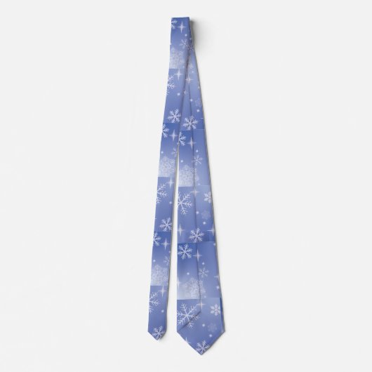 装飾ホリデースノーフレークネックタイ ネクタイ (裏面)
