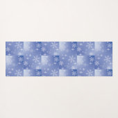 装飾ホリデースノーフレークモノグラムヨガマット ヨガマット (裏面(横))