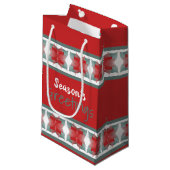 装飾ホリデーテーマ スモールペーパーバッグ (正面アングル)