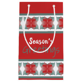 装飾ホリデーテーマ スモールペーパーバッグ