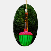 装飾ホリデーバブルライトオーバルツリーオーナメント セラミックオーナメント (右)