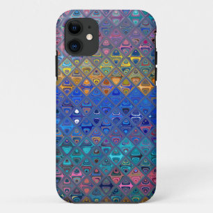 装飾モザイクタイル模様 iPhone 11 ケース
