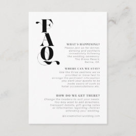 装飾モダンの結婚詳細FAQ ID887 エンクロージャーカード