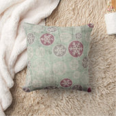 装飾モダンヴィンテージレトロ結晶スノーフレーク クッション (ブランケット)