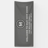 装飾モダン歓迎引っ越し祝いパーティーパーティー 横断幕 (縦)