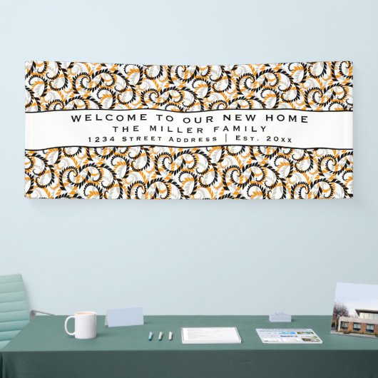 装飾モダン歓迎引っ越し祝いパーティーパーティー 横断幕 (トレードショー)
