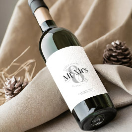 装飾モダン者のID887 ワインラベル