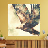 装飾モダン鷲 キャンバスプリント (インサイチュ (リビング))