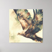 装飾モダン鷲 キャンバスプリント (正面)
