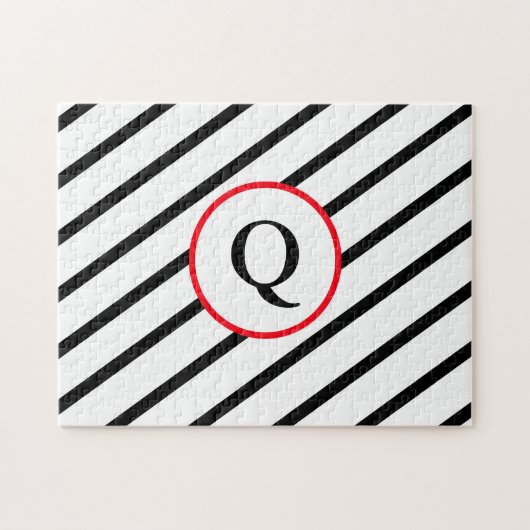 装飾モノグラム ジグソーパズル (横)