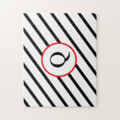 装飾モノグラム ジグソーパズル (縦)