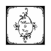 装飾モノグラム ラバースタンプ (インプリント)