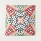 装飾ライン:シームレストライプのスな背景 タペストリー (正面(横))