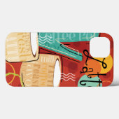 装飾ラテポットとカップ Case-Mate iPhoneケース (裏面 (横))